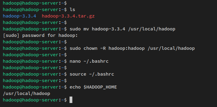 загрузка hadoop