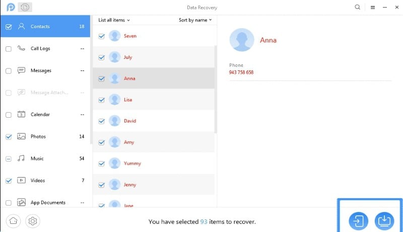 recuperar números de teléfono borrados