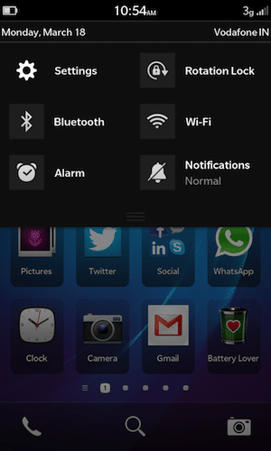 settings