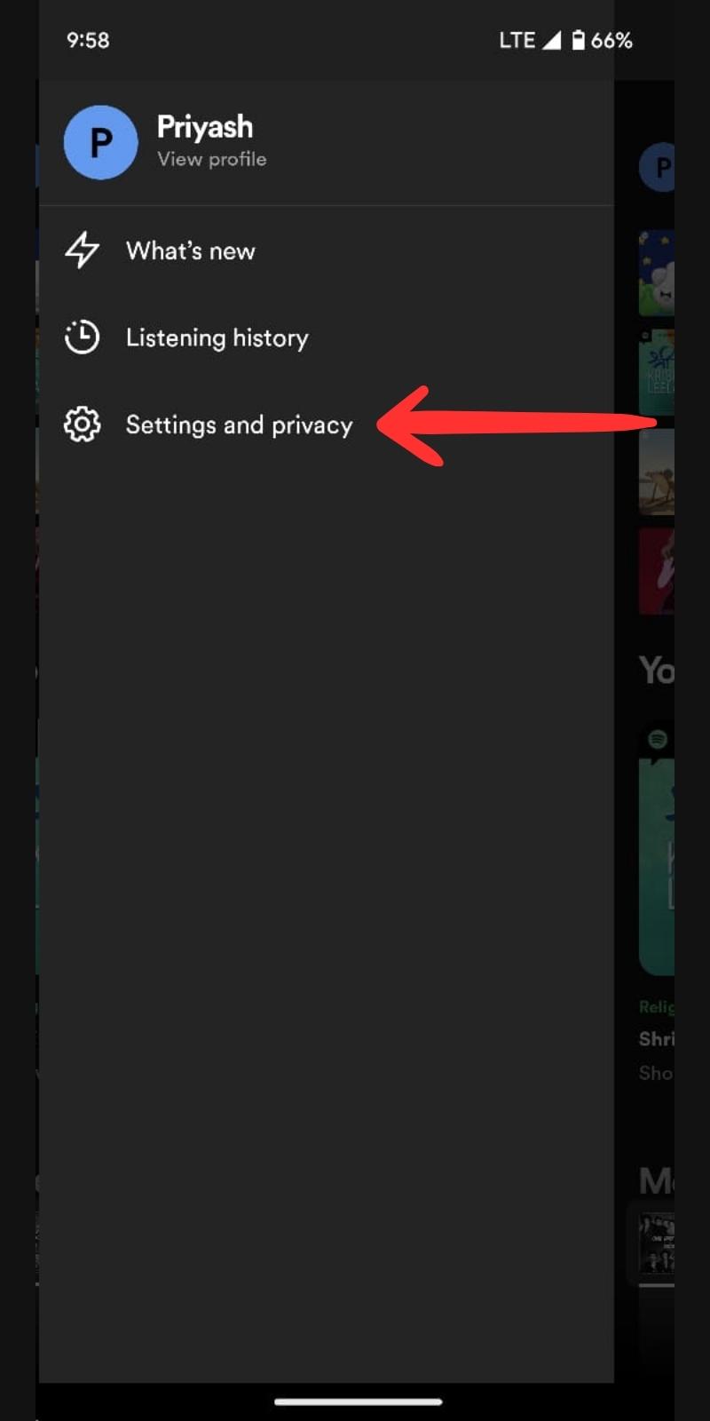 cambia metodo di pagamento spotify su smartphone 2
