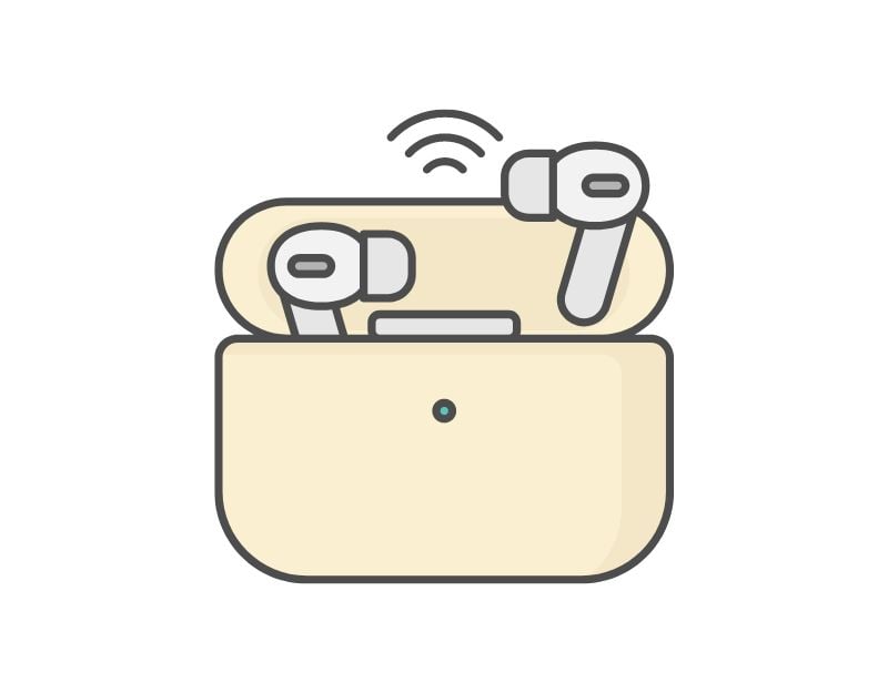 um airpod é mais alto que o outro