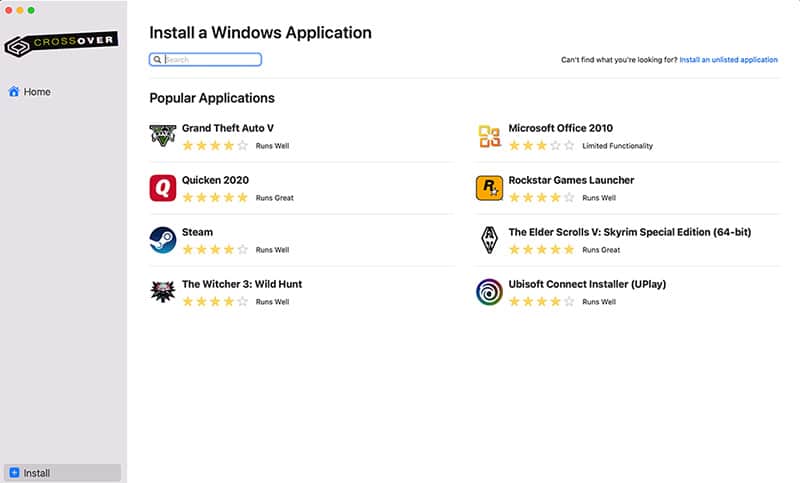 Miglior Emulatore Windows per Mac