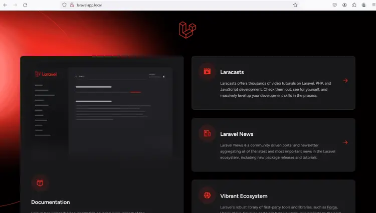 Приложение Laravel