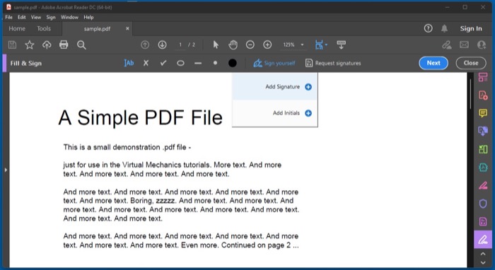 firmar electrónicamente un documento pdf en windows usando adobe reader
