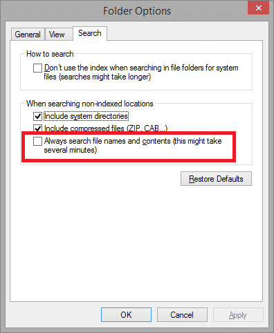Innerhalb von Dokumenten suchen Windows 7 Windows 8