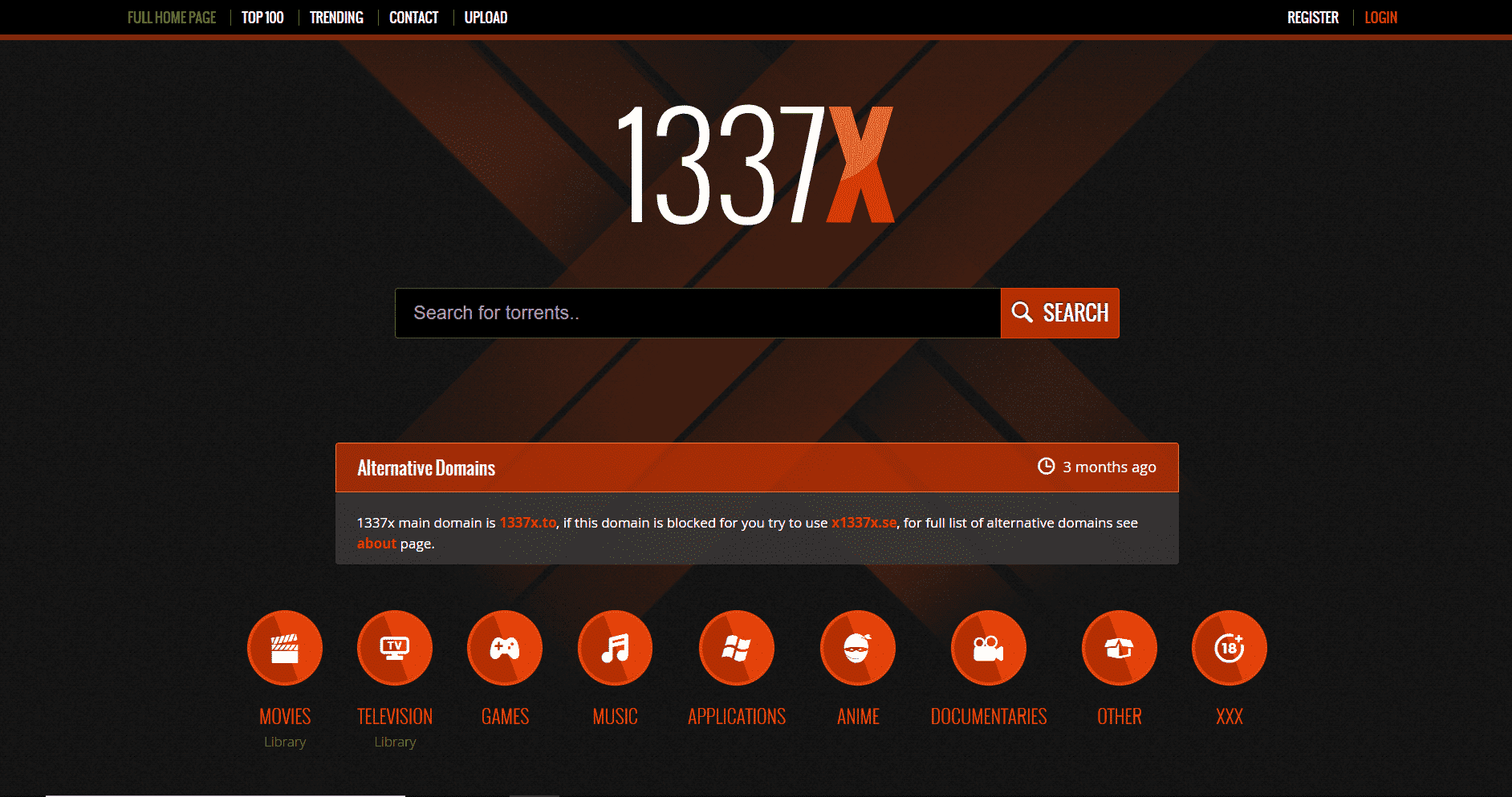 1337x - Meilleurs sites de torrent