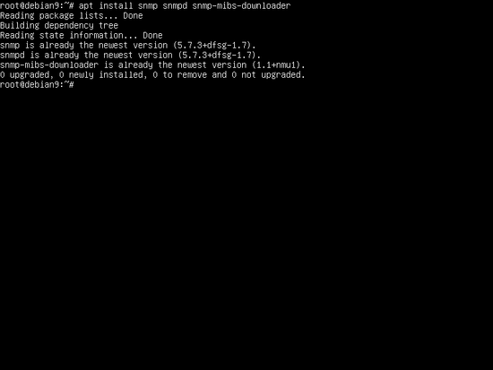 Installa snmp