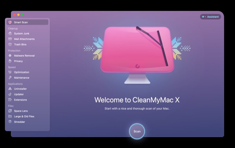 funzione di scansione intelligente cleanmymac
