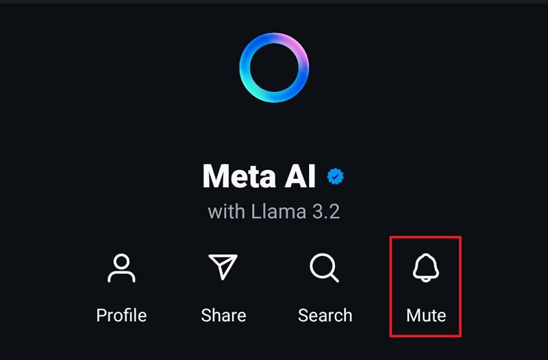 silenciar meta ia en instagram
