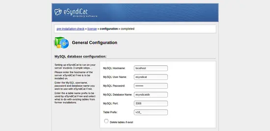 Configuration générale