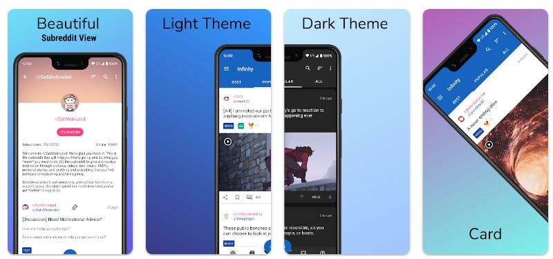 infinity reddit app