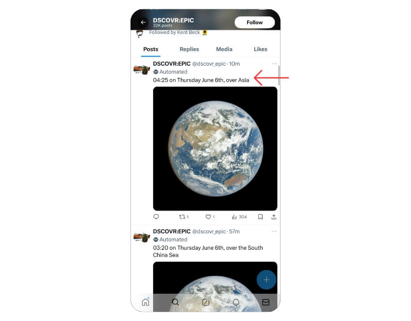 dscovr-epic twitter bot