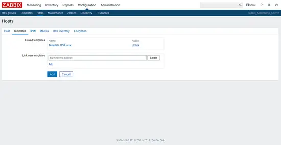 Hostname, IP-Adresse und Gruppennamen angeben