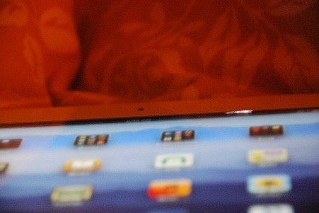 sangrado de luz en nuevo ipad