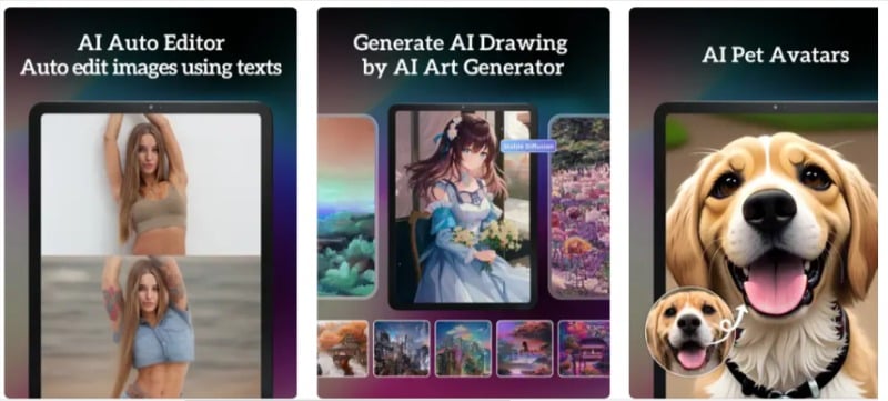 ai art generator 앱 이미지
