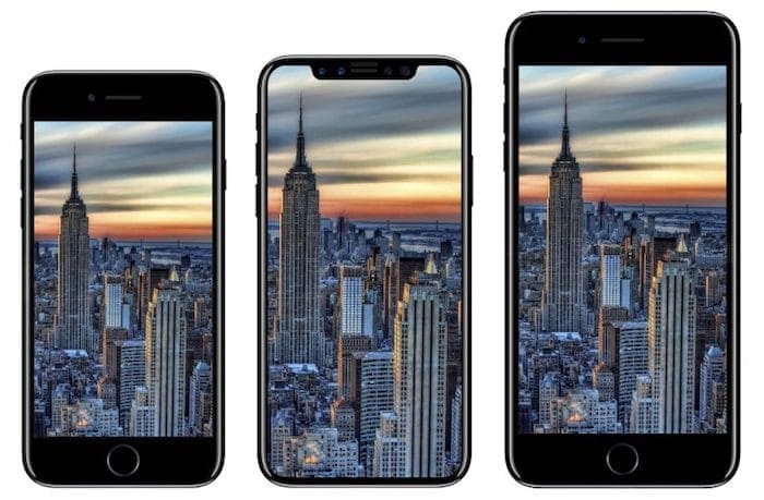 17 choses que nous savons déjà sur les prochains iphones et l'événement apple - rendu iphone 8 7 et 7s