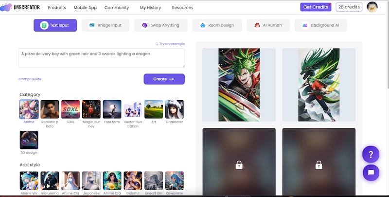 ZMO AIテキストから画像へのサンプル