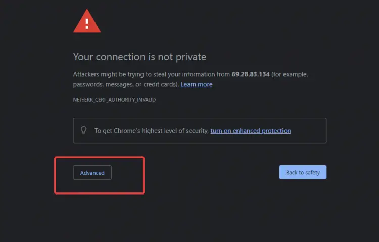 Accesso alla Console Web di Cockpit