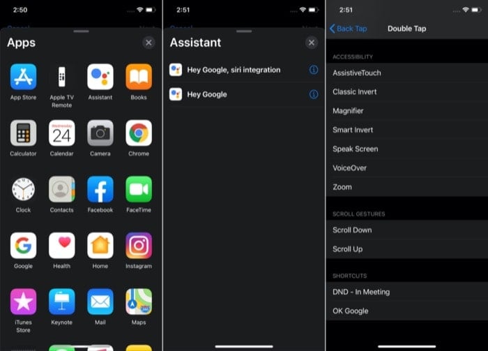como usar o back tap no ios 14 para lançar o assistente google (ou qualquer aplicativo) - use o back tap para lançar o assistente google