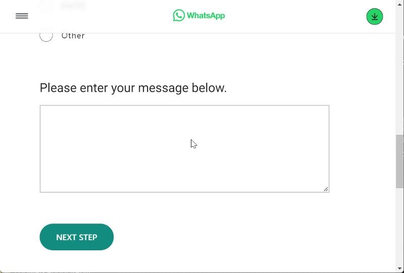 appello per sbloccare account whatsapp
