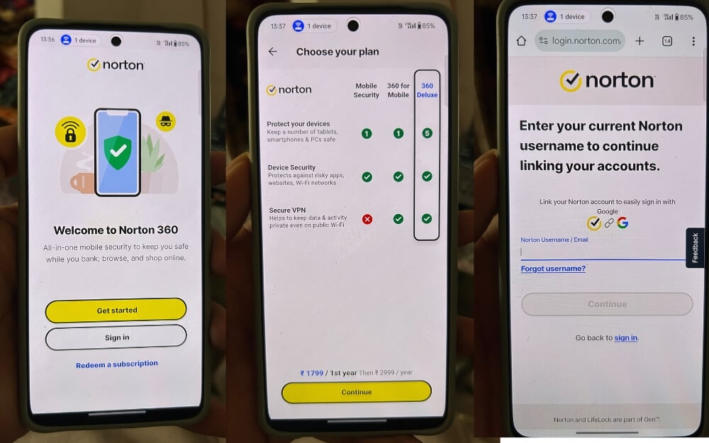aplicativo noton antivirus para android
