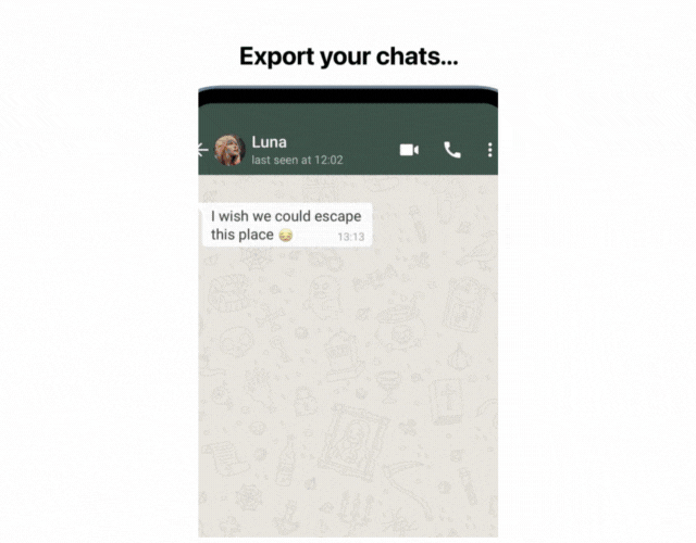 come esportare e importare chat in telegram android