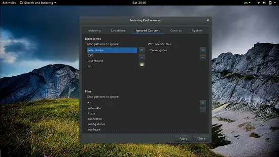 Suivi des activités avec Gnome Tracker- Contenu ignoré.