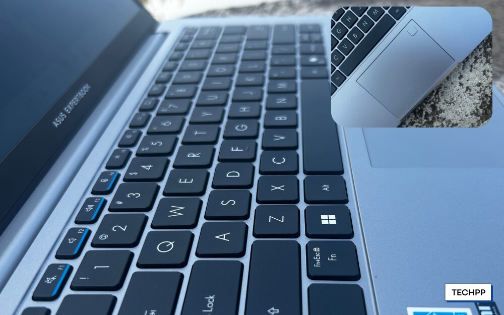 asus expertbook p1 keyboard and trackpad