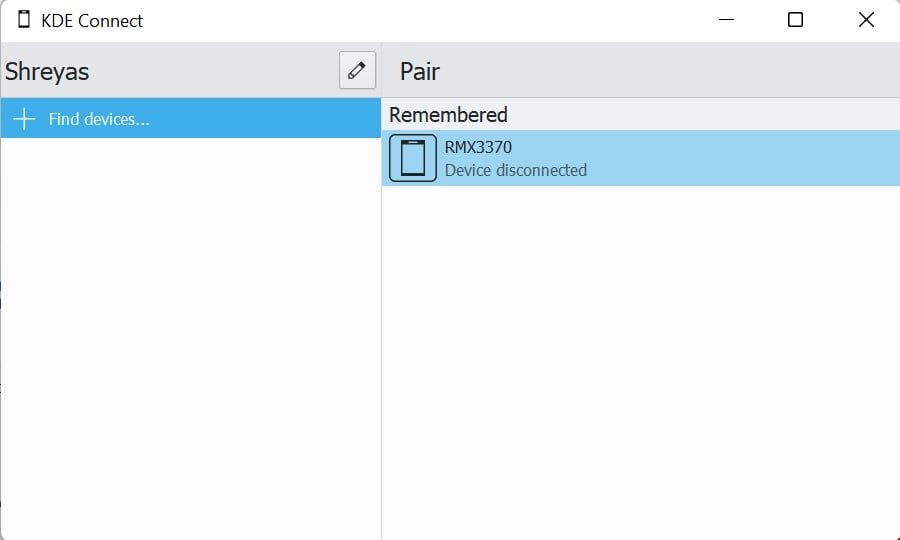 kde connect