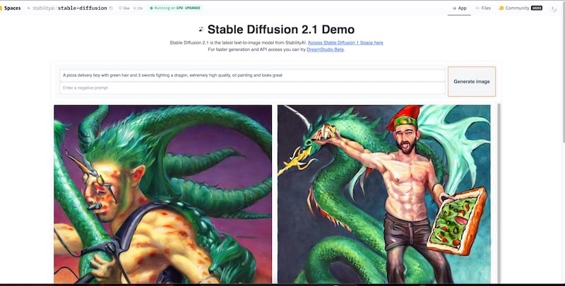 Hugging Face.coによってStable Diffusion AIを使用して作成されたアート