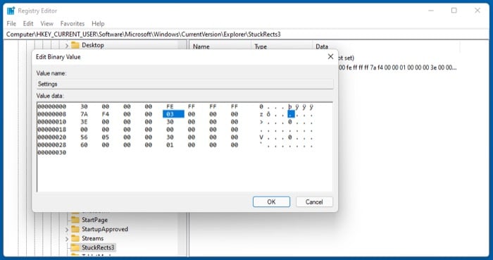 mover barra de tarefas no windows 11