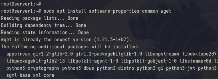 installer des paquets