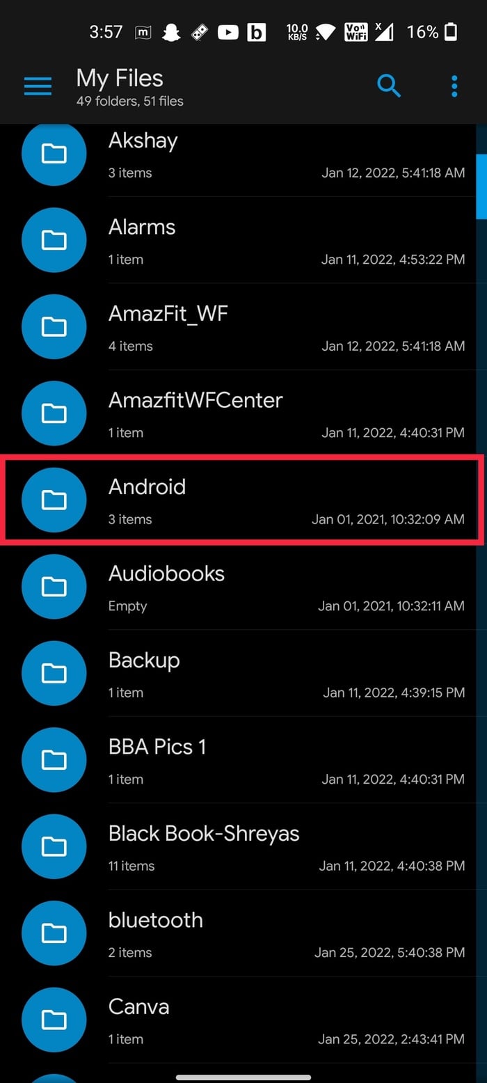 carpeta android