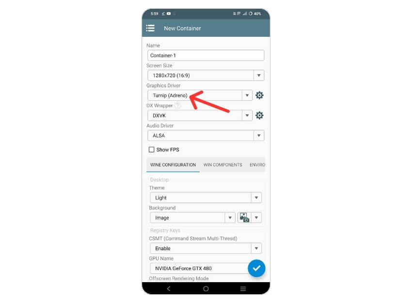 configurar controlador gráfico