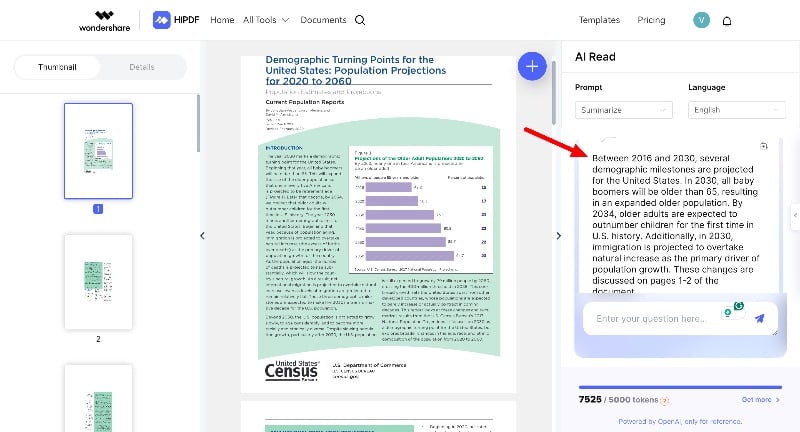 ai pdf summariser