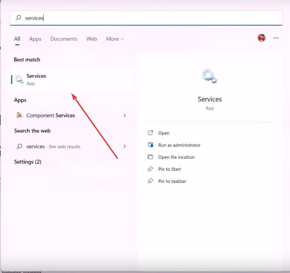 Services Windows
