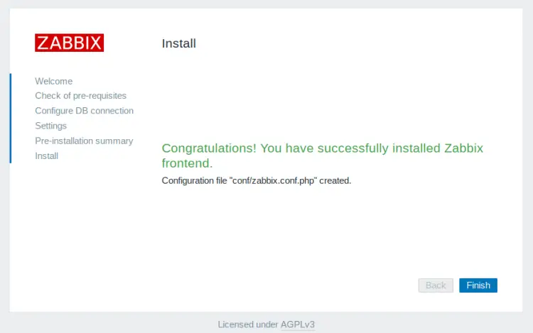 installation success