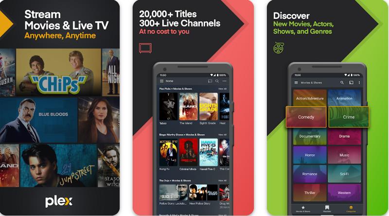 plex kostenlose film-app für android