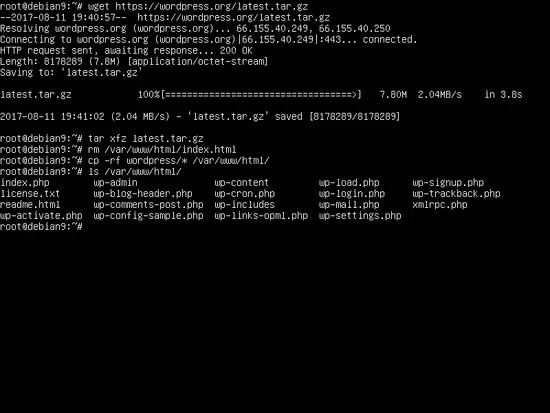 Télécharger et décompresser WordPress sur votre serveur