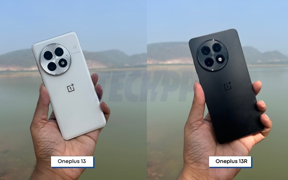 oneplus 13 vs oneplus 13r design