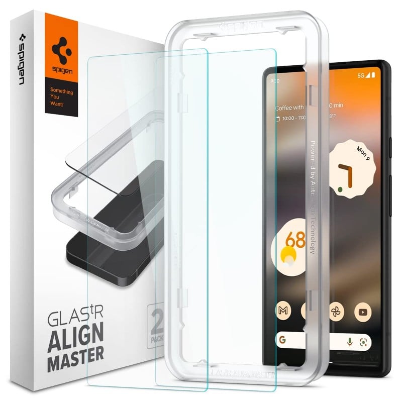 лучшее защитное стекло google pixel 6a spigen 2