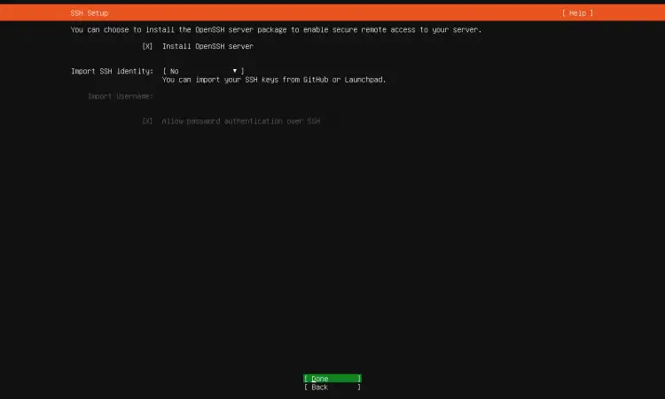 OpenSSH をインストール