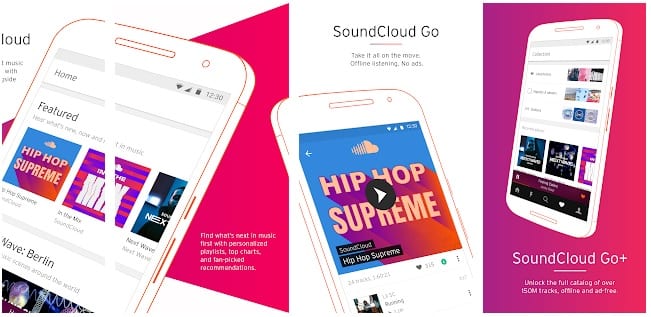 soundcloud - Migliori App Per Scaricare Musica Gratis