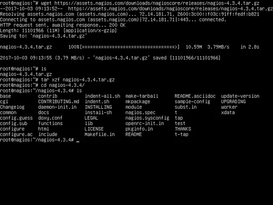 Nagios 다운로드