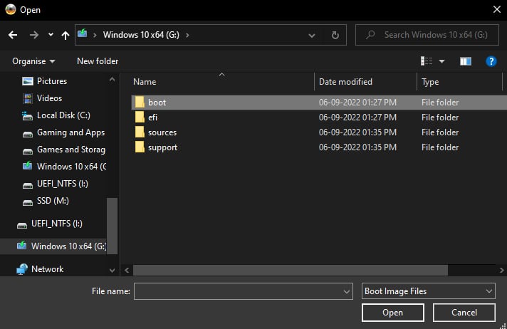 Конвертировать загрузочный USB в ISO