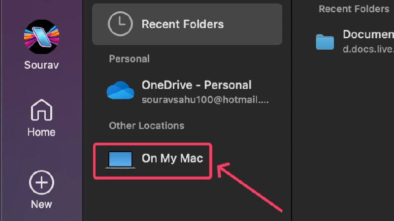 sul mio mac - ms word