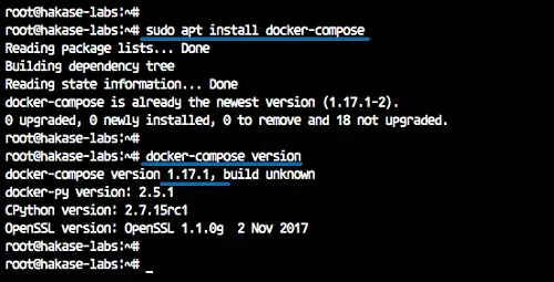 Installer Docker Compose