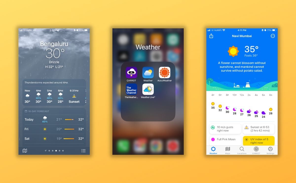 migliori app meteo su ios