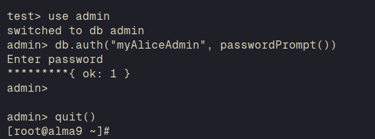 test auth