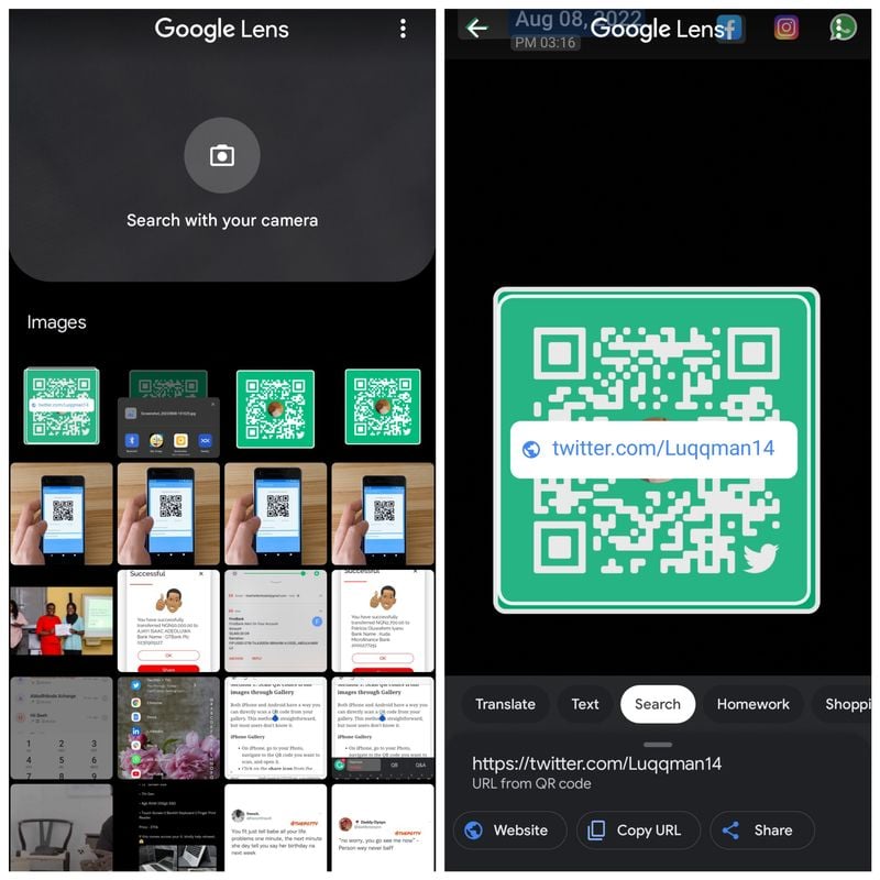 scansiona codice qr da immagine
